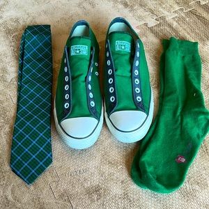 Converse All-Stars St. Patricks Day ensemble